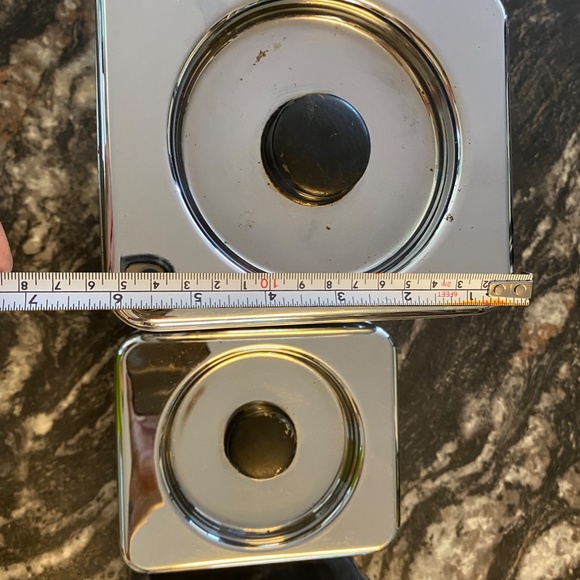 Retro/Vintage Lincoln Beautyware Chrome Canister Set - Picture 5 of 9